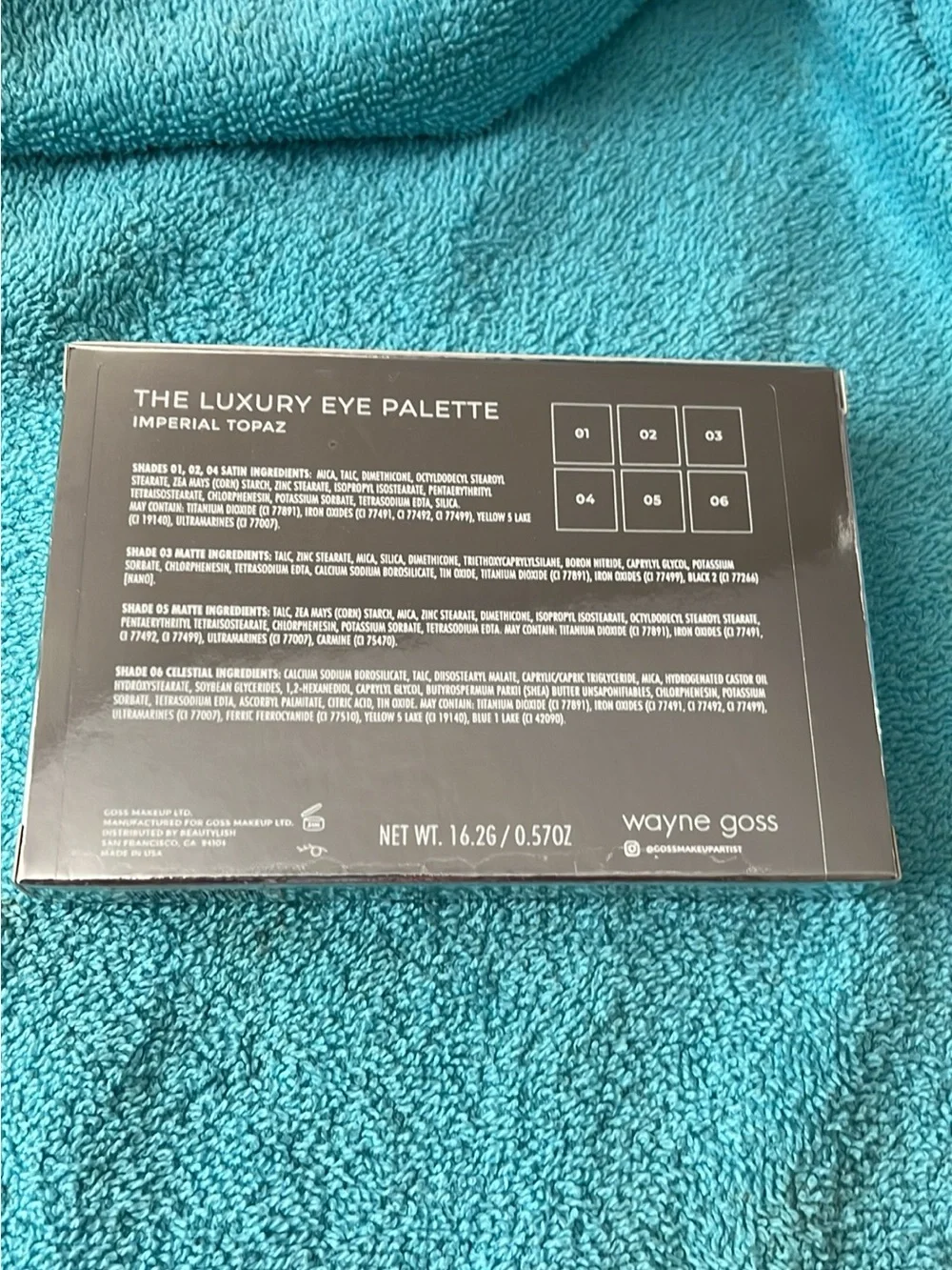 **NWT** Wayne Goss The Luxury Eye Pallet- Imperial Topaz